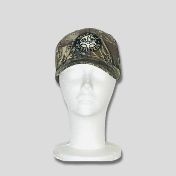 Kudzu Seven J Outfitters Hunting Hat Camo Print Adjustable Velcro Multicolor OS - Picture 2 of 9